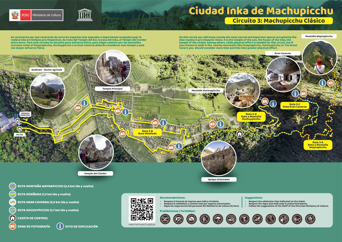 Billets pour circuit 3 Machu Picchu
